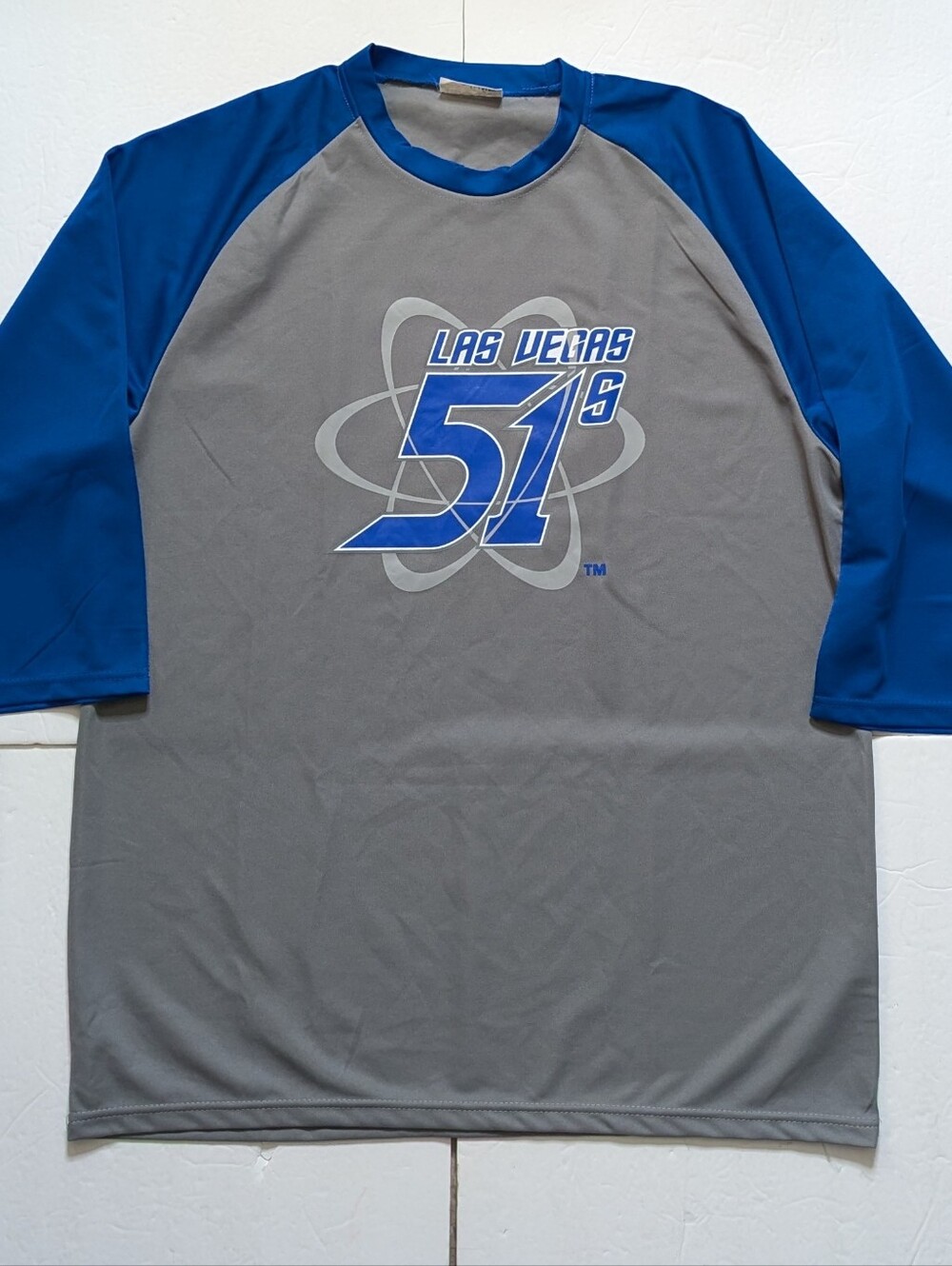 Las Vegas 51s Ragland Shirt. Men's XL. Used. Alien Head. MiLB. Fifty Ones